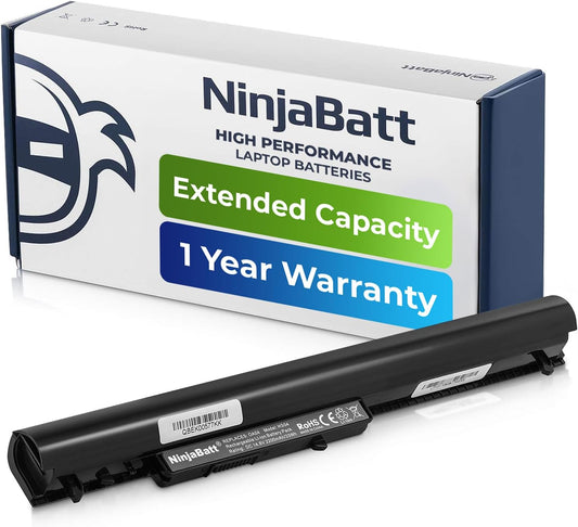 NinjaBatt Battery for HP 746641-001 740715-001 OA04 OA03 15-R029WM 15-R052NR 15-R015DX 15-G020DX 15-R137WM 15-D035DX 250 G3 15-D020DX HSTNN-LB5Y 0AO3 – High Performance [4 Cells/2200mAh/33wh]