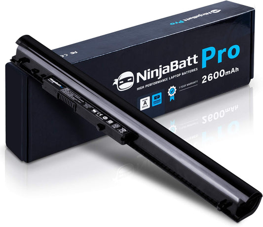 NinjaBatt Pro Battery for HP 746641-001 740715-001 OA04 OA03 15-R029WM 15-R052NR 15-R015DX 15-G020DX 15-R137WM 15-D035DX 250 G3 15-D020DX HSTNN-LB5Y 0AO3 - Premium Cells [4 Cells/2600mAh/38wh]