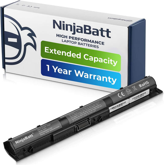 NinjaBatt Battery for HP 800049-001 K104 800010-421 KI04 KIO4 HSTNN-LB6R 17-G121WM TPN-Q160 TPN-Q158 TPN-159 TPN-Q161 TPN-Q162 HSTNN-DB6T HSTNN-LB6S - High Performance [4 Cells/2200mAh/33Wh]